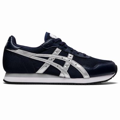 Női Asics Tiger Runner Utcai Cipő AS4630827 Sötétkék/Titán